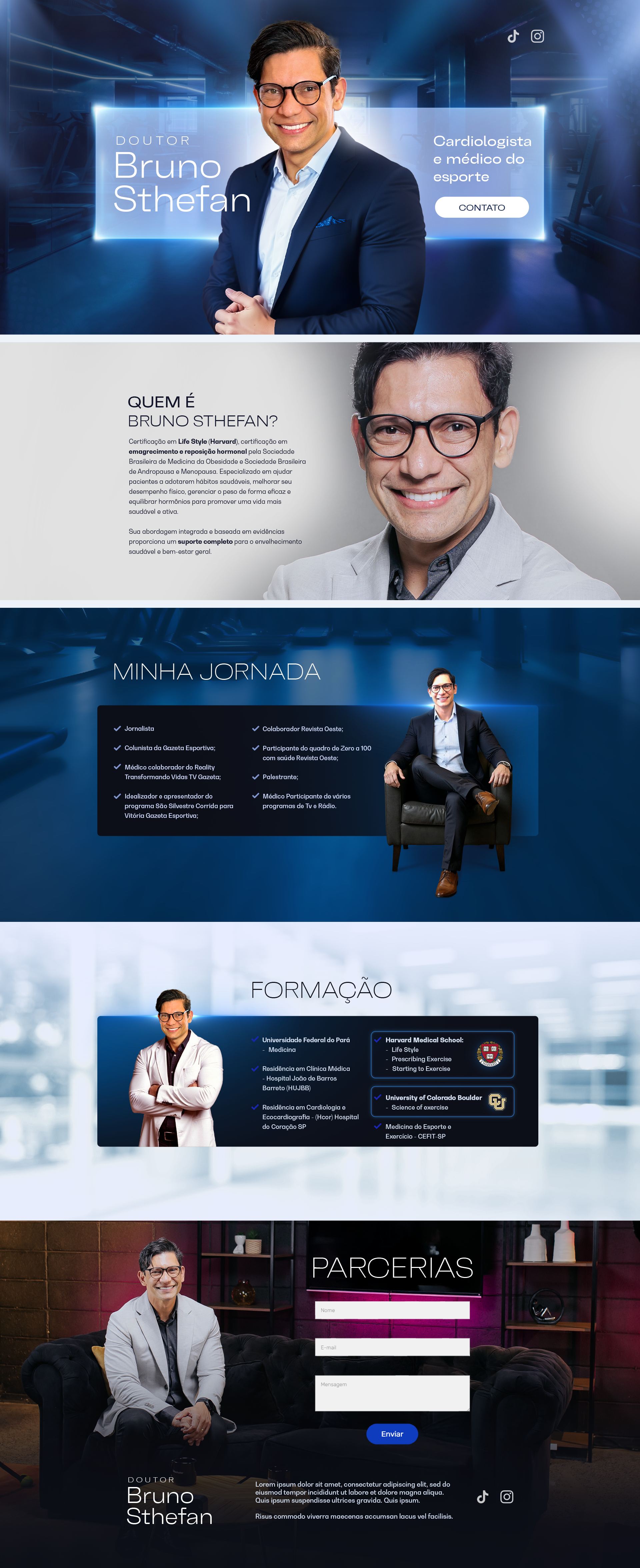 Registro institucional do Dr. Bruno Sthefan