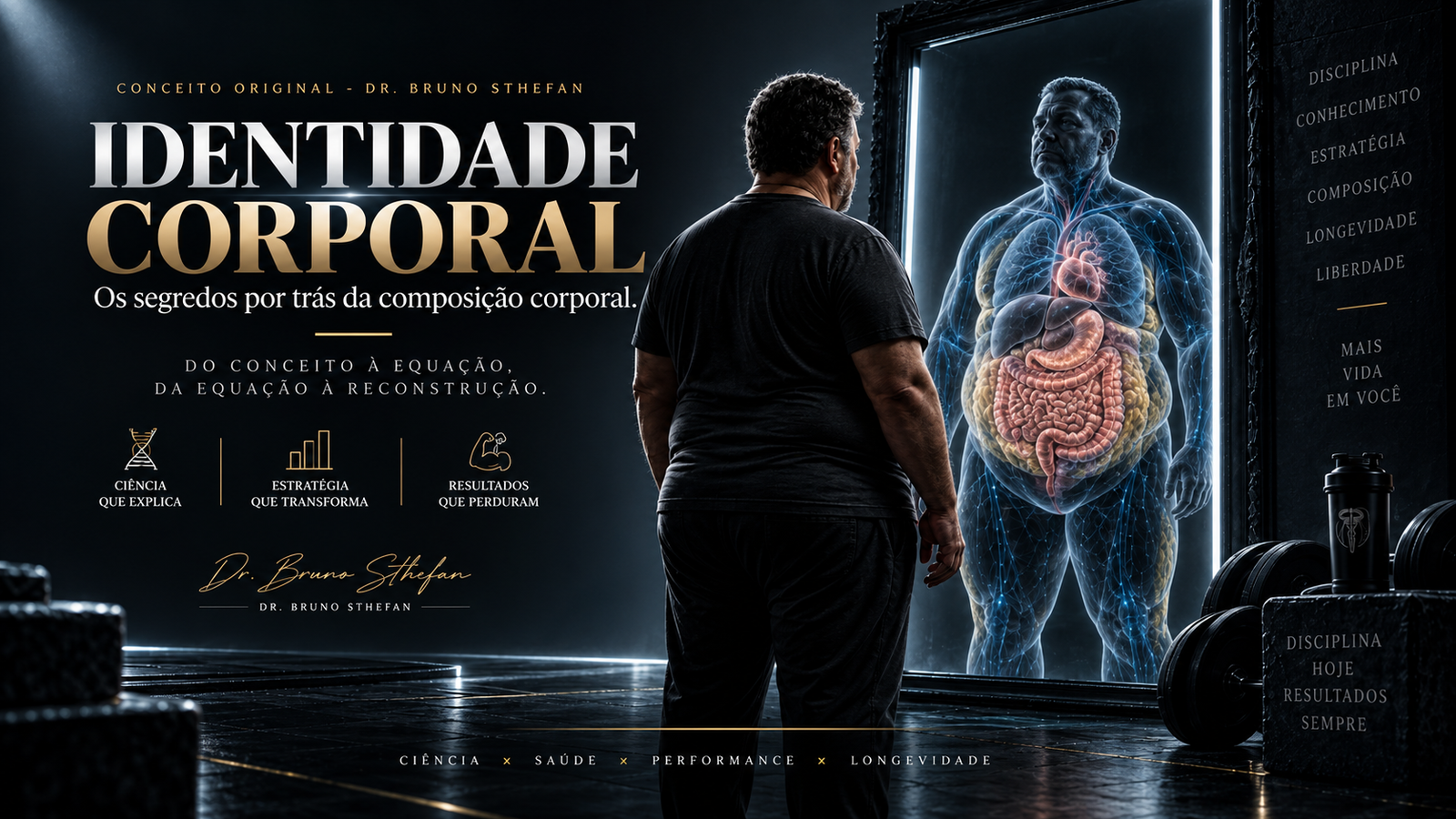 Arte da palestra Identidade Metabólica